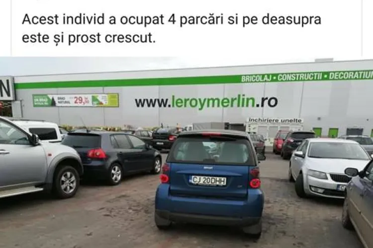 Cluj: L-a lovit un Smart, dar Poliția zice că nu există mașina. Surpriza a venit ulterior