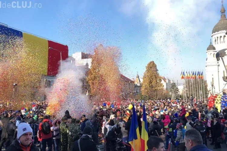 Artificii și defilări la Cluj de 1 Decembrie 1918. Care este programul întregii zile - VIDEO