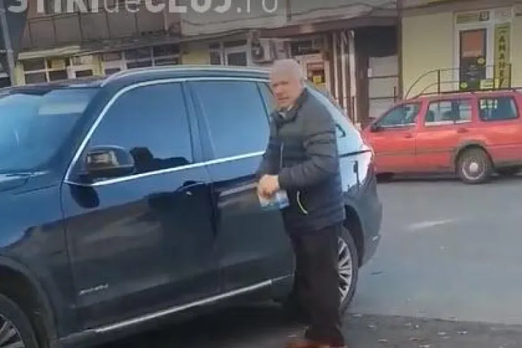 Patronul Mariflor Gherla, acuzat că UMILEȘTE o polițistă. A dat cu ușa BMW -ului peste femeie - VIDEO