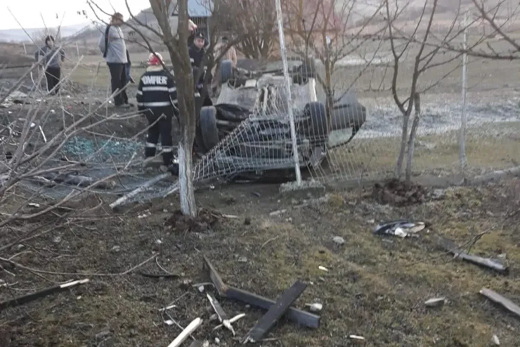 Accident mortal pe un drum din Cluj. Un șofer a adormit la volan FOTO