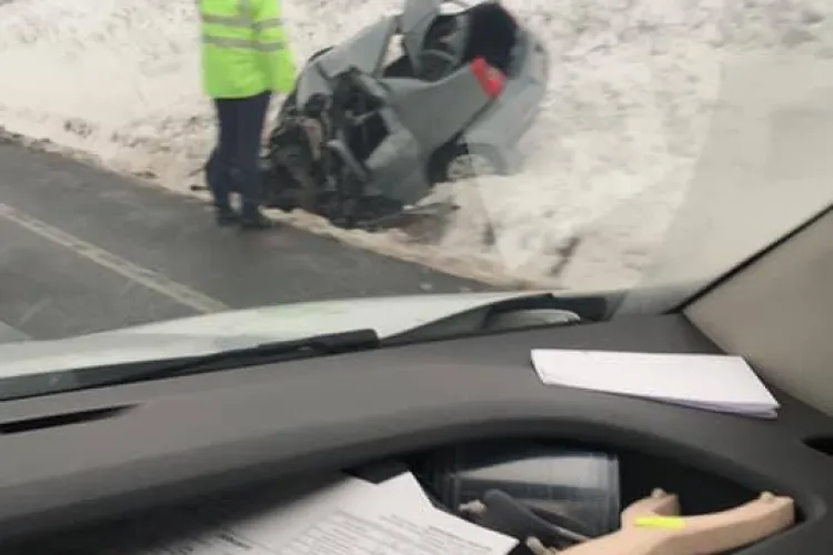 Accident mortal pe centura Apahida - FOTO