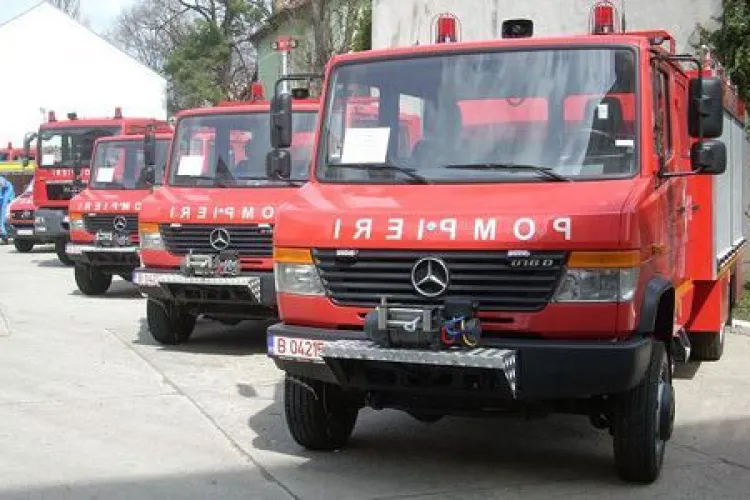 ISU Cluj a redus numărul intervențiilor pentru că mașinile sunt vechi