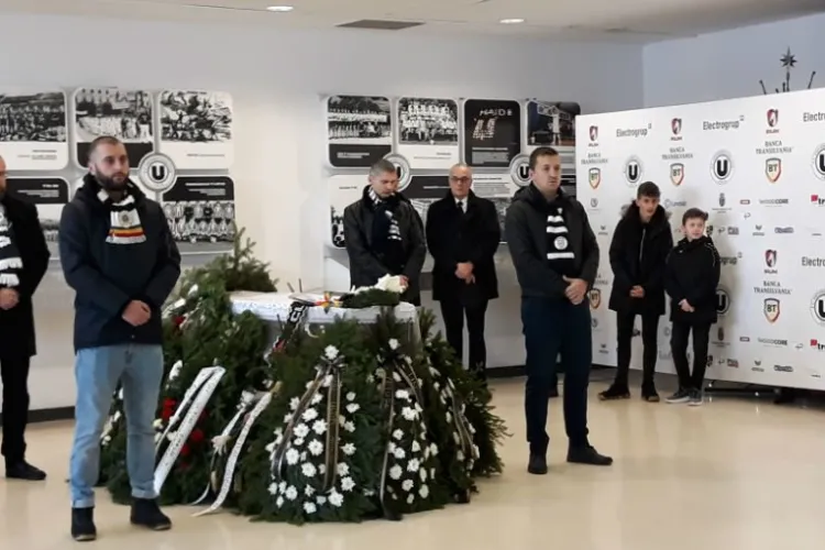 Nicolae Szoboszlay, fostul portar al U Cluj, a fost înmormântat. Momente emoționante - VIDEO
