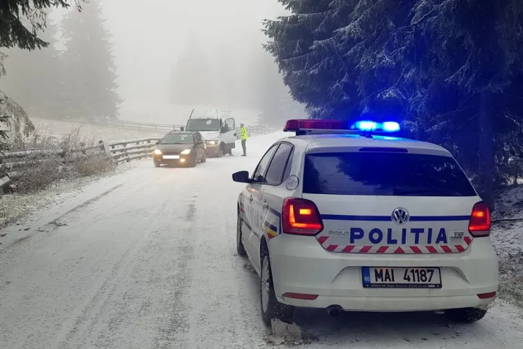 Administratorii de drumuri din Cluj, amendați de Poliție