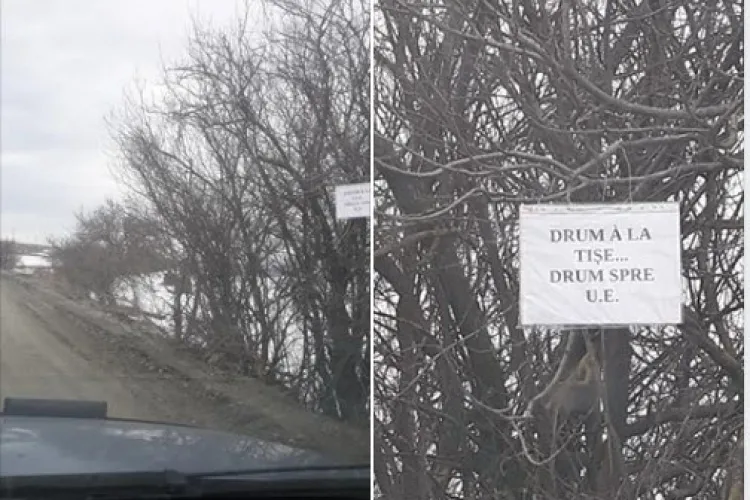 Alin Tișe, ironizat și TAXAT pentru starea drumului de la Săvădisla la Băișoara - FOTO