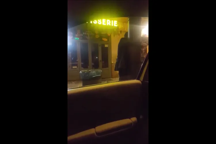 Filmați cum fură decorațiunile de Crăciun de pe strada Memorandumului - VIDEO