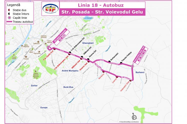 Orar Linia 18 - Borhanci. Se modifică orarul liniei 18