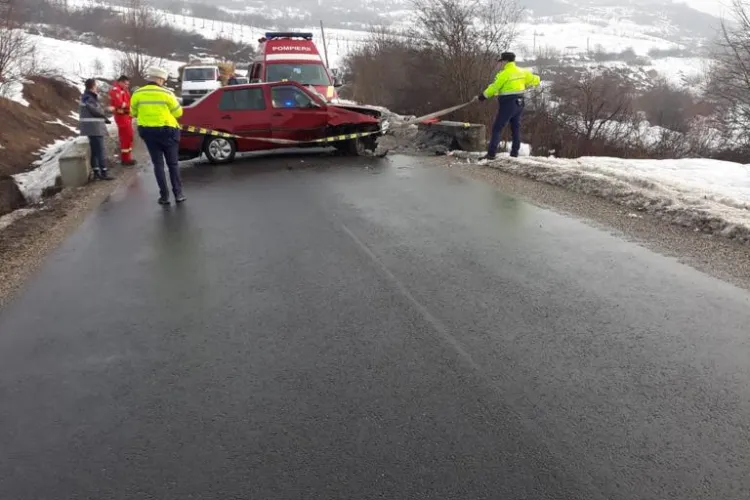 CLUJ: Accident cu o victimă, cauzat de un șofer de 76 de ani FOTO