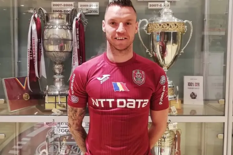 Cristi Bud a revenit la CFR Cluj. Atacantul cu 30 de goluri în 92 de partide - FOTO