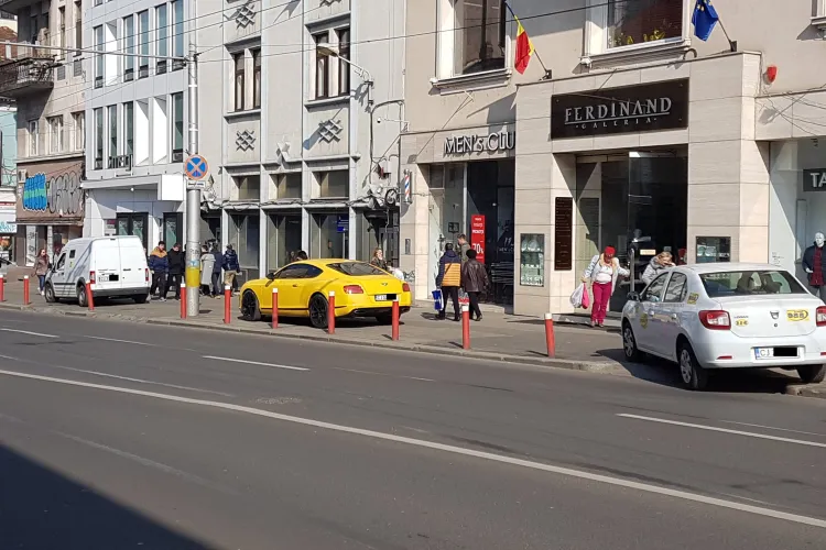 Cluj - Când ai dat toți banii pe bolid și nu ai bani de parcare, plătești amendă - FOTO