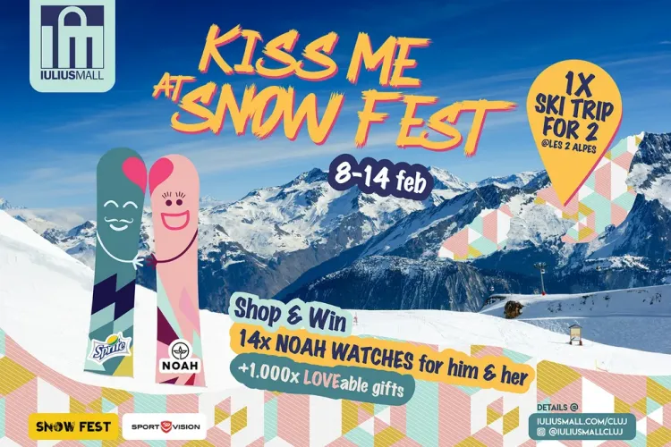 Iulius Mall Cluj te trimite într-o vacanță la ski, în Franța, la Snow Fest