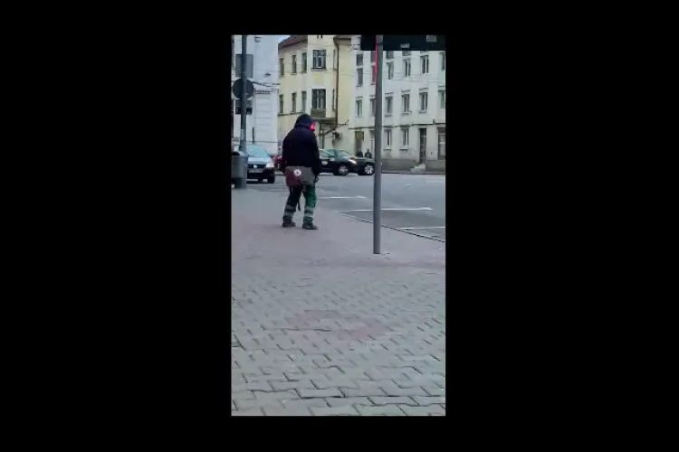 Drogat în centrul Clujului. Fenomenul Zombie revine? - VIDEO