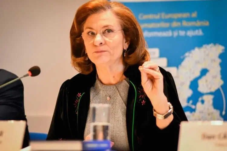 Maria Grapini a asasinat limba engleză la o conferinţă de presă organizată la Strasbourg