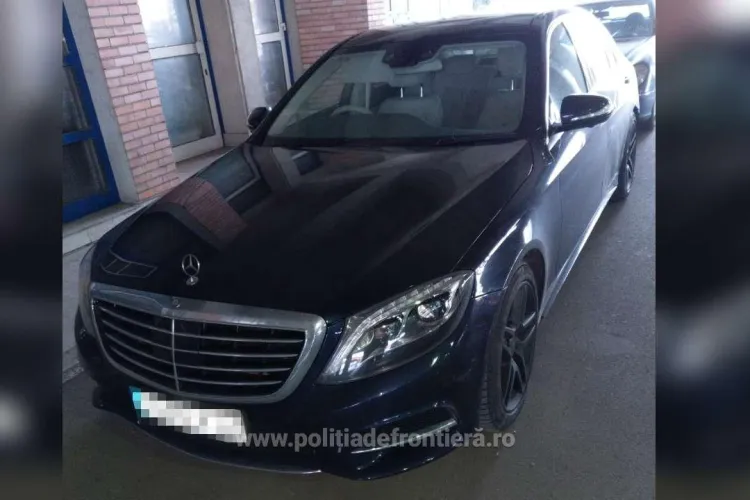 Clujean prins la vamă cu un Mercedes de 60.000 de euro, furat din Marea Britanie VIDEO