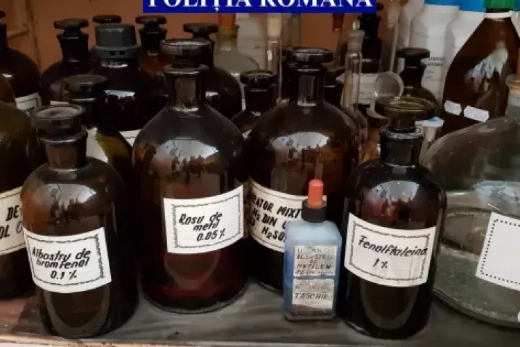 Sute de mii de litri și peste 1.100 de tone de substanțe periculoase, confiscate de polițiști FOTO