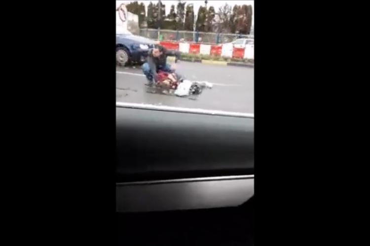 Accident la Metro în Florești - VIDEO