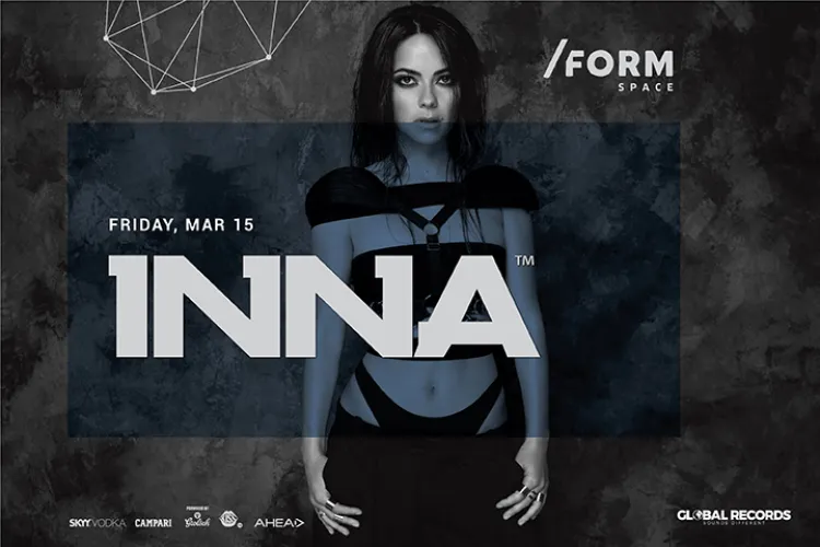 Inna concertează pentru prima dată în /FORM SPACE, în primul său spectacol din ultimii 7 ani la Cluj