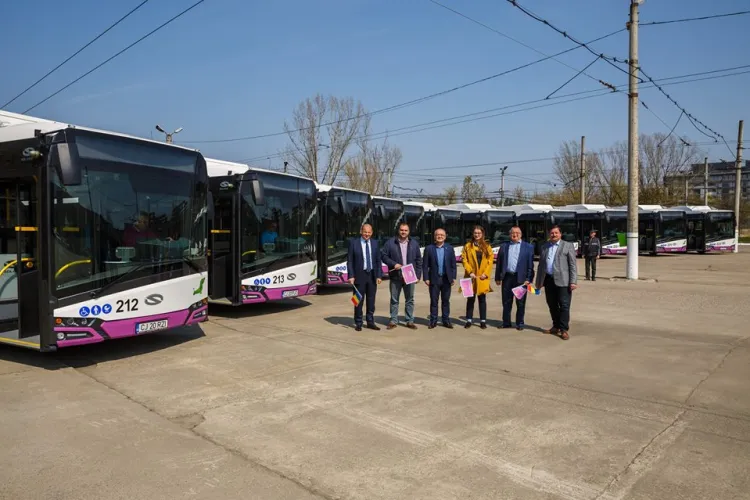 Alte 11 autobuze electrice puse în circulație la Cluj-Napoca FOTO