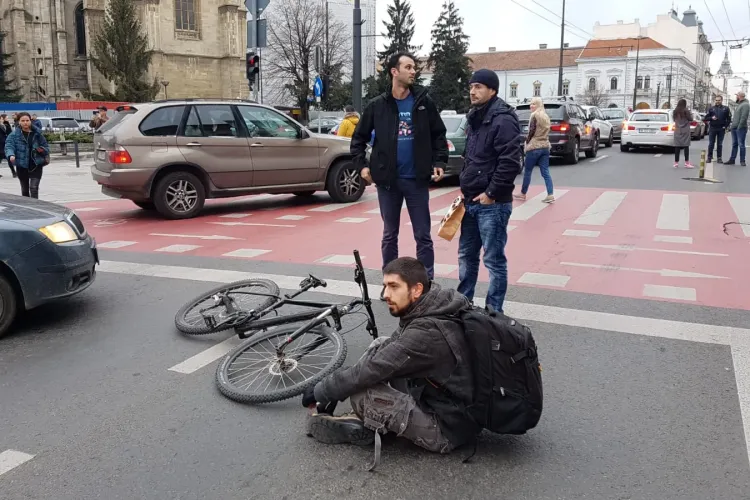Clujul, blocat în timpul protestului #Șîeu FOTO/VIDEO
