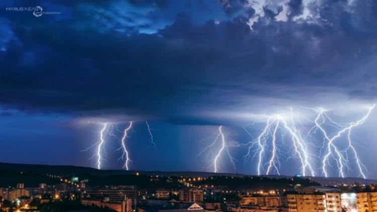 Alertă Meteo Cod Portocaliu Ploi Puternice și Grindină In Cluj