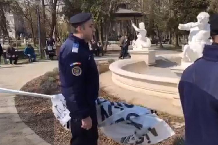 Clujenii care au protestat la Ziua Jandarmeriei, amendați: Ne vedem în instanță