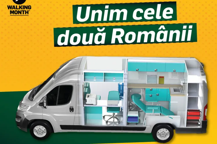Walking Month strânge bani pentru prima ambulanță socială din Transilvania. Va deservi aproximativ 10.000 de persoane