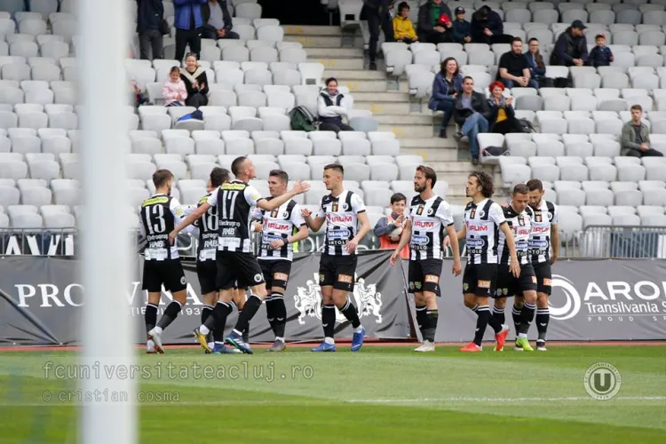 U Cluj a invins la Timișoara, scor 3-0