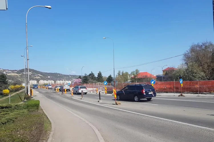 Clujenii se plâng că nu se muncește la Podul N: Nu prea vedem muncitori pe șantier - FOTO