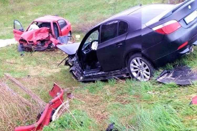 Accident mortal la Bobâlna. Soferii au ramas incarcerati FOTO