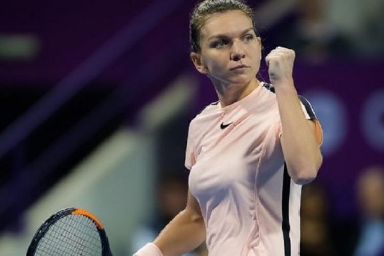 Simona Halep a DECIMAT-O pe Viktoria Kuzmova, la turneul din Madrid. A învins cu 6-0, 6-0