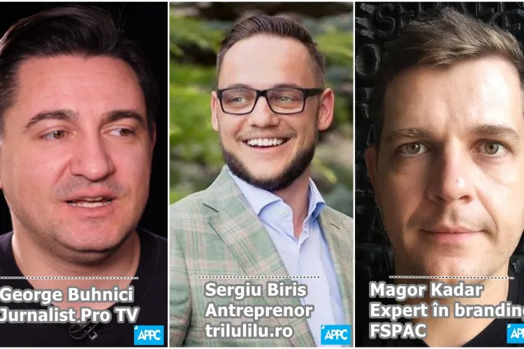 APPC Cluj: George Buhnici, Sergiu Biriș și Magor Kadar invitați la Cluj Press Talks, prima ediție