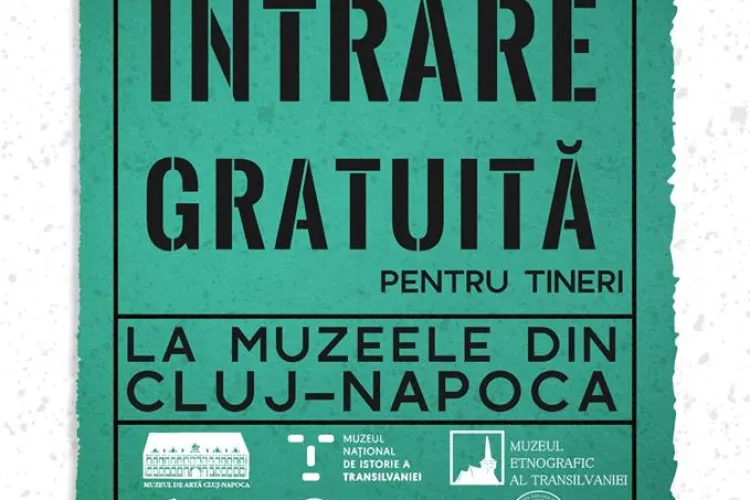 Tinerii au intrare gratuită la muzeele din Cluj, de ”Ziua Tineretului”