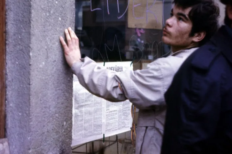 Fotografii noi cu Revoluția de la Cluj, din 1989 - FOTO