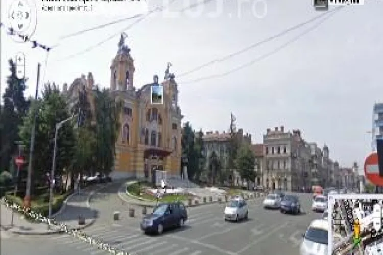 Centrul istoric din Cluj Napoca via Google Street View - FOTO si VIDEO