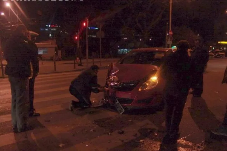 Accident pe strada Septimiu Albini! Un barbat a fost ranit