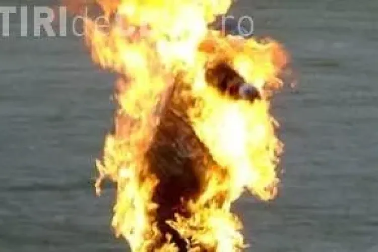 Un roman si fiul acestuia, incendiati la Nisa, in Franta