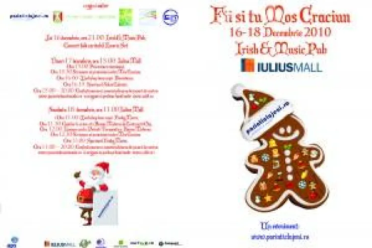Fii si tu Mos Craciun, la Cluj, in perioada 16-18 decembrie
