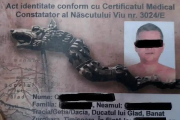 Un român s-a legitimat cu un buletin de ”născut viu”, dar a fost amendat cu 4.000 de lei
