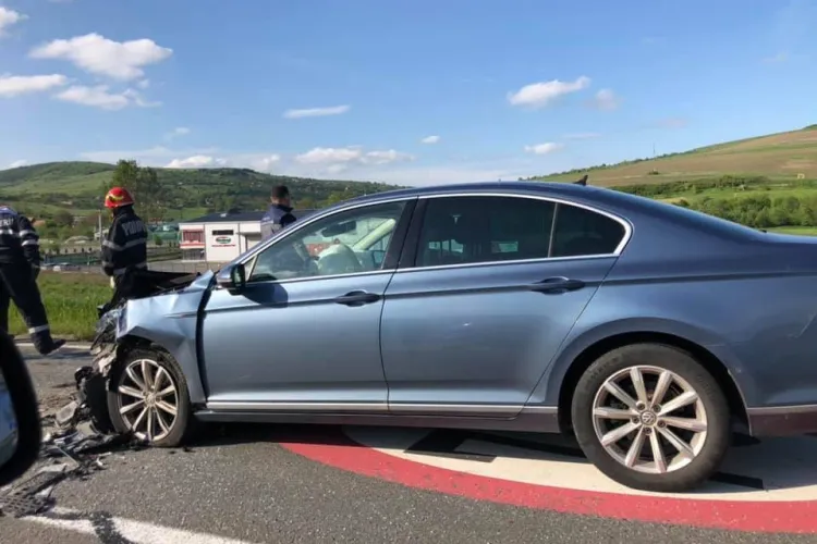 Accident cu o victima la Vâlcele, cauzat de un șofer care nu a acordat prioritate FOTO 