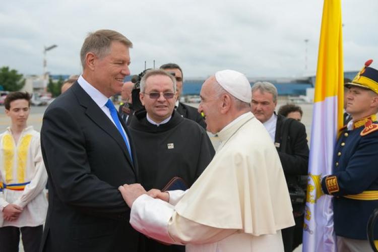 Papa Francisc a ținut un discurs la Cotroceni în care laudă România