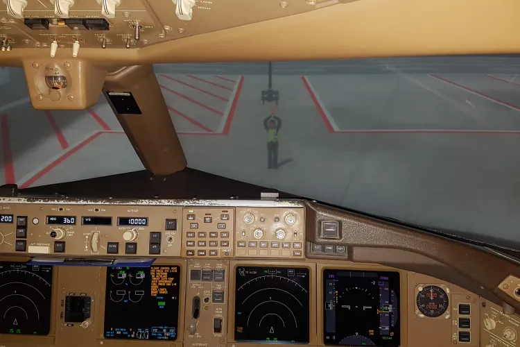 Am pilotat un simulator de zbor de la Academia Turkish Airlines din Istanbul. VEZI ce a ieșit - VIDEO