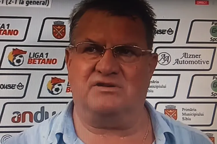 Iuliu Mureșan a spus că respectă U Cluj, dar rivalii rămân rivali! Ce le-a cerut jucătorilor de la Sibiu? - VIDEO