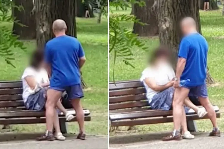 Au înnebunit clujenii? Doi îndrăgostiți ”întârziați”, filmați în Parcul Central în ipostaze indecente - VIDEO