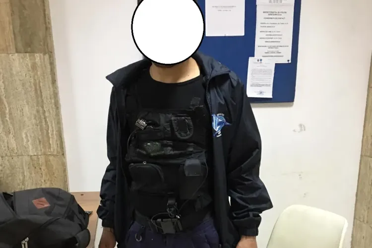 Jandarm fals prins la Cluj de un jandarm adevărat