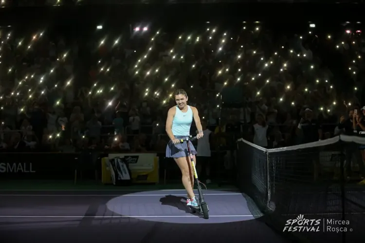 Halep a făcut spectacol la Sports Festival, la Cluj. Ce le-a transmis clujenilor