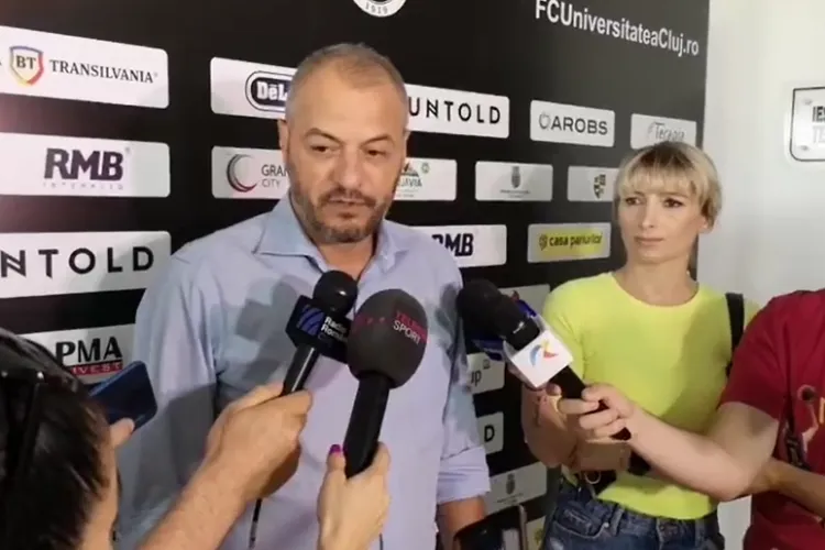 Cristi Dulca, antrenor U Cluj: Aducem jucători noi. Sunt 6-7 echipe care vor să promoveze în Liga 1