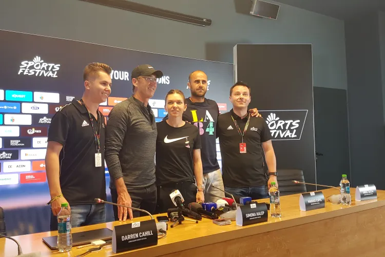 Simona Halep a vorbit la Cluj despre reluarea parteneriatului cu Darren Cahill
