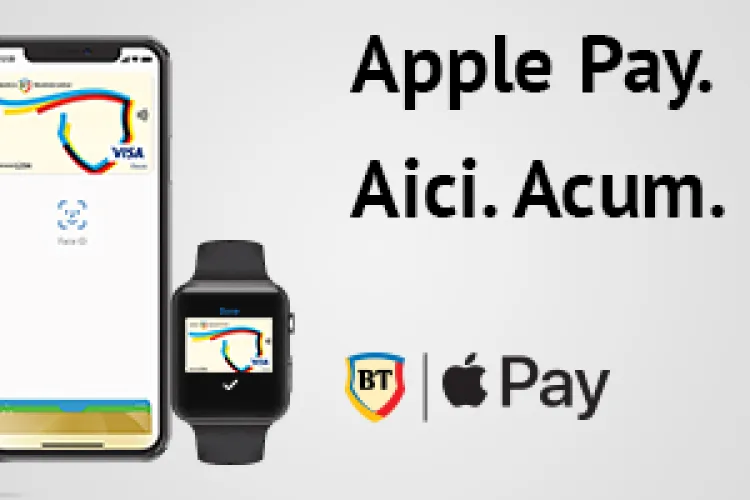 E OFICIAL! Banca Transilvania a introdus Apple Pay în România