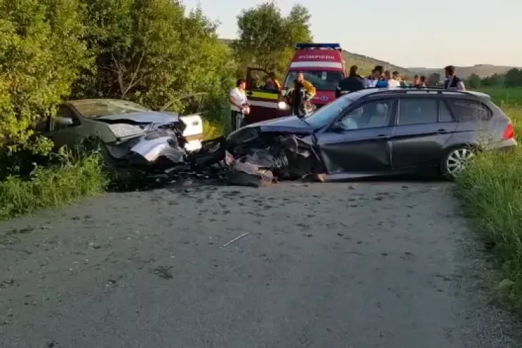 Accident cu șase victime între localitatile Petrea si Mureseni - VIDEO