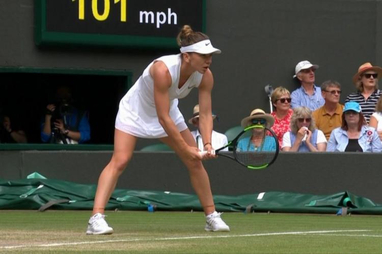 Simona Halep s-a calificat în semifinalele de la Wimbledon, după un meci dur. Cu cine va juca în continuare